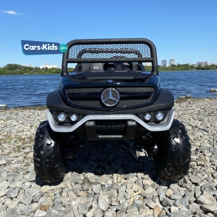 Электромобиль Mercedes-Benz Unimog Concept P555BP 4WD черный, фото 5