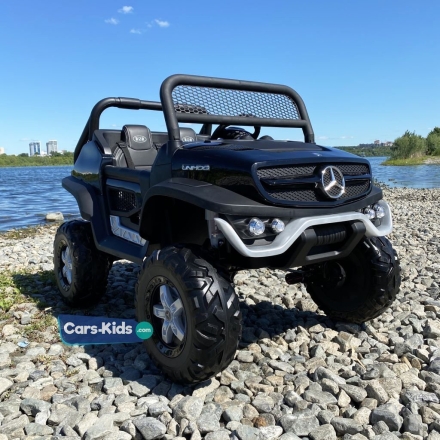 Электромобиль Mercedes-Benz Unimog Concept P555BP 4WD черный, фото 4