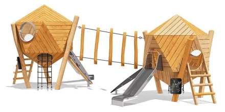 Игровой комплекс Эко VST 0024/11 для детской площадки, фото 2