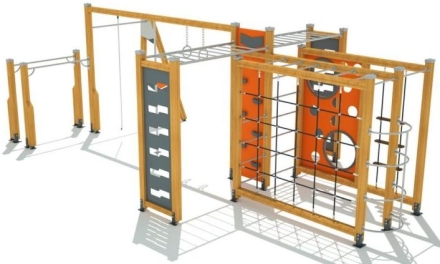 Гимнастический комплекс ДСК-10 для уличных спортивных площадок, фото 1