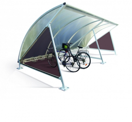 Крытая велопарковка Треугольники, фото 1