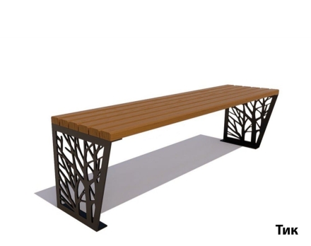 Банкетка Роща, Лиственница 1,8 м, фото 1