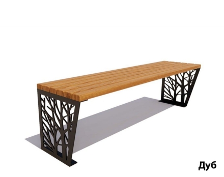 Банкетка Роща, Лиственница 1,8 м, фото 4