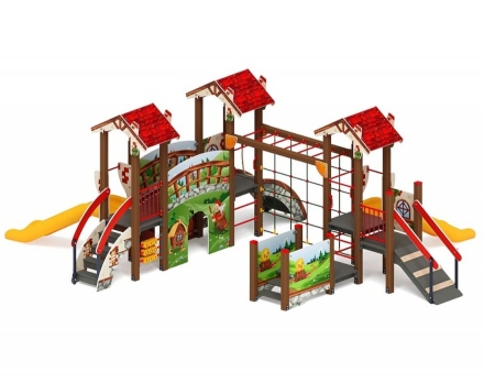Детская игровая площадка В гостях у сказки ДИК 1.05.01-29 H=900, фото 4