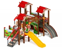 Детская игровая площадка В гостях у сказки ДИК 1.05.01-29 H=900