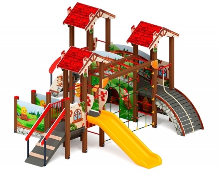 Детская игровая площадка В гостях у сказки ДИК 1.05.01-29 H=900, фото 3