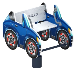 Кабриолет - Качалка на пружине машинка мини - ИО 22.03.04-И1, фото 4