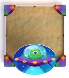 Песочница средняя с навесом Космопорт - ИО 5.14.01-02, фото 5