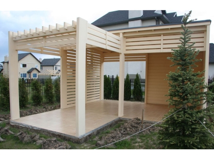 Угловая беседка ХАЙТЕК, фото 1