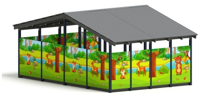 Теневой навес (Полянка) - МФ 70.6.4-07, фото 4