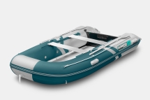 Gladiator B 370 AL LIGHT Морской зеленый-белый моторная лодка ПВХ Алюминиевый пайол