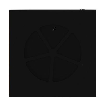 Урна парковая с пепельницей (черная) - МФ 50.02.02-01 (под анкера), фото 5