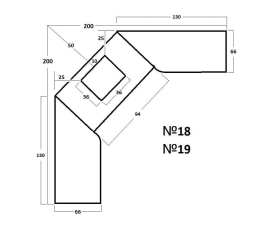 Печь № 18 — Угловой комплекс с рабочим столом и мойкой, фото 7