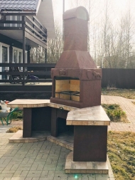 Печь № 18 — Угловой комплекс с рабочим столом и мойкой, фото 6