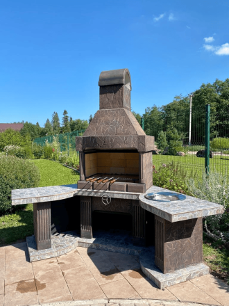 Печь № 18 — Угловой комплекс с рабочим столом и мойкой, фото 2