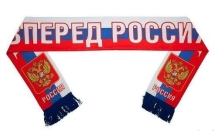 Шарф летний с логотипом "Россия" (сублимация) 130х15см