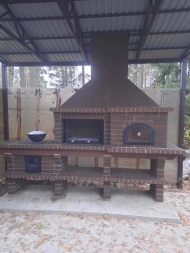 Печь Аристократ 750 Прямоугольный кирпич красный, фото 5