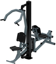 Тяга верхняя+Флекс (серый) - Уличный тренажер - СТ 021-13.И1