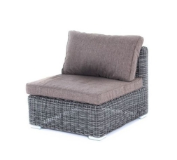 Зона 15 Лунго трансформирующаяся лаунж-зона из искусственного ротанга, цвет графит, фото 9