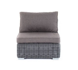Зона 15 Лунго трансформирующаяся лаунж-зона из искусственного ротанга, цвет графит, фото 6