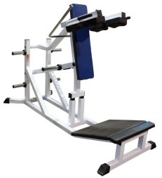 Тренажёр Barbell МВ 4.2 для приседаний с обратным наклоном (свободные веса) (Сквот) белый