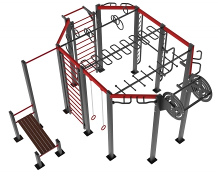 Умная спортивная площадка 004, фото 1
