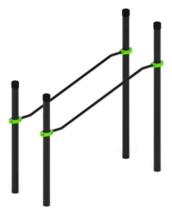 Воркаут ЛОВ 108 зеленый ВТ 102.03-02, фото 4