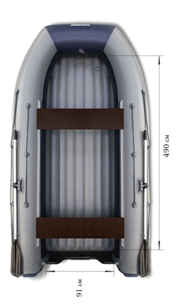 Лодка ПВХ Флагман DK 550 НДНД надувная под мотор, фото 1