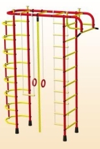 Детский спортивный комплекс (ДСК) &quot;Пионер-2&quot;, красно-желтый