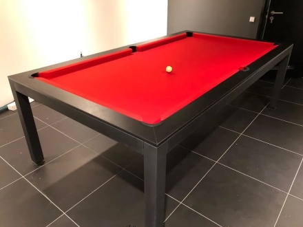 БИЛЬЯРДНЫЙ СТОЛ 8 ФУТОВ "ПОЖАРСКИЙ" ХАЙ-ТЕК STYLE (пул), фото 1