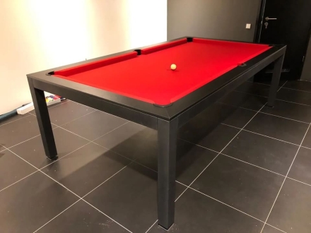 БИЛЬЯРДНЫЙ СТОЛ 8 ФУТОВ "ПОЖАРСКИЙ" ХАЙ-ТЕК STYLE (пул), фото 2