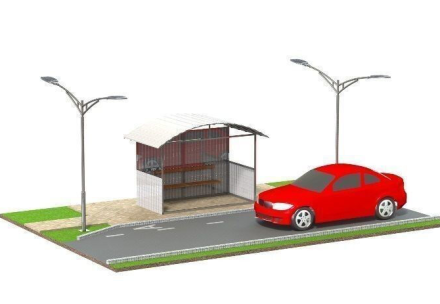 АПр-07 Остановочный павильон(разборный), фото 1