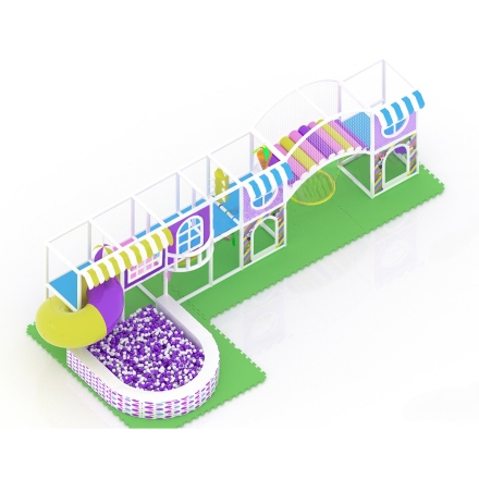Детский игровой лабиринт «Фазенда» 32,375м² (9,25*3,5*2,8м), фото 2