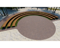 Амфитеатр Радиус 6-8 м, без спинок, фото 4