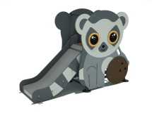 Горка Лемур от 2 лет для детской площадки Горка Лемур от 2 лет для детской площадки