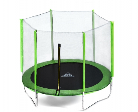 Батут DFC Trampoline Fitness 6ft наружн.сетка, св.зел. (183см), фото 1