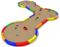 Песочница Трио для детской площадки, фото 1 Песочница Трио для детской площадки, фото 1