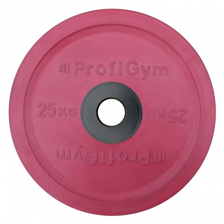Диск для штанги олимпийский, 25 кг красный ДОЦ-25/51, фото 1