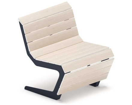 Скамья Волна спокойствия-4 (светлый дуб), фото 1