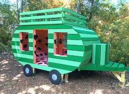 Игровой домик TORUDA WOOD Счастливый фургон, фото 5