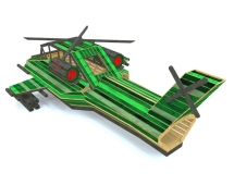 Игровой комплекс TORUDA WOOD Вертолет Военный Игровой комплекс TORUDA WOOD Вертолет Военный