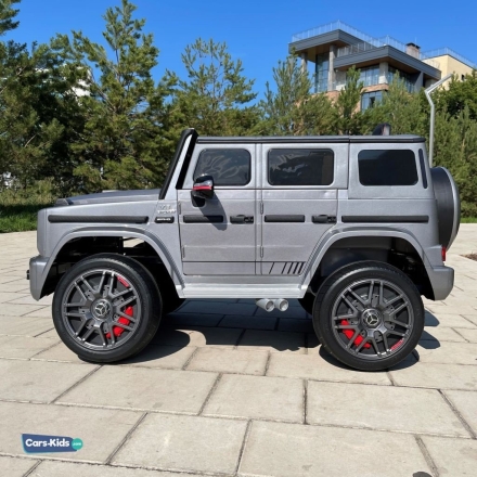 Электромобиль Mercedes-Benz AMG G63 k999kk 4WD серый, фото 5