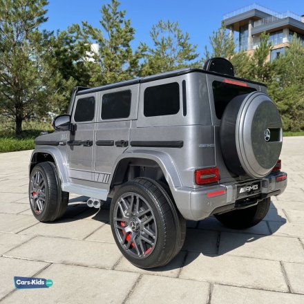 Электромобиль Mercedes-Benz AMG G63 k999kk 4WD серый, фото 4