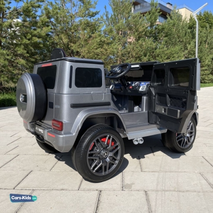 Электромобиль Mercedes-Benz AMG G63 k999kk 4WD серый, фото 3