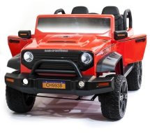 Детский электромобиль Jeep Hunter Red с полным приводом - CH9938-RED