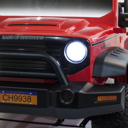 Детский электромобиль Jeep Hunter Red с полным приводом - CH9938-RED, фото 5