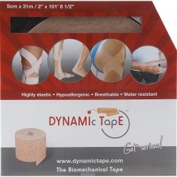 Тейп динамический Dynamic Tape, арт. DT05PLB, шир. 5 см, дл. 31 м, телесный/светл. тату, фото 2