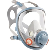 Защитная полнолицевая маска с антивандальным хим.стойким покрытием , размер L, 4 шт Jeta Safety 6950-box-L