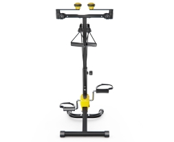 Велотренажер двойной для рук и ног DFC B815Y, желтый, фото 4