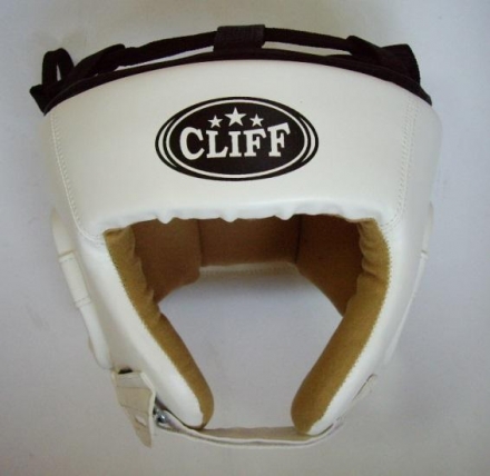 Шлем боксерский CLIFF ULI-5001 открытый (FLEX) белый р.S, фото 1